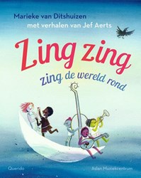 Querido kinderboek Zing zing zing de wereld rond 4+ muziek
