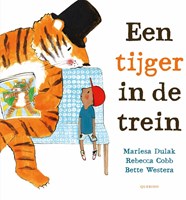 Querido livre illustré Un tigre dans le train - aventure imaginative