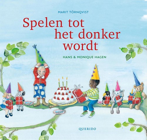 Querido kartonboek spelen - Spelen tot het donker wordt 2+ prentenboek