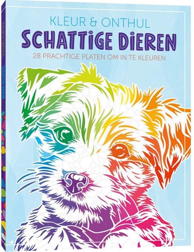 BBNC kleurboek schattige dieren - ontdek en kleur 28 platen