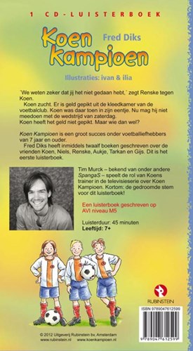 Rubinstein luisterboek voetbal Koen Kampioen 1 CD voor kinderen 8+-2