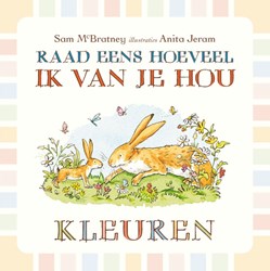 Lemniscaat kleuren boek Raad eens hoeveel ik van je hou peuter kartonboek