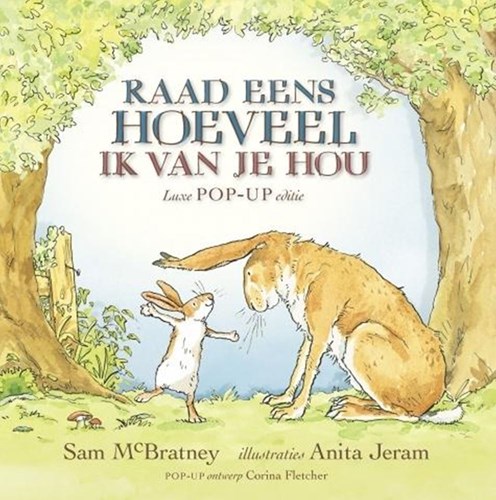 Lemniscaat luxe pop-up boek Raad eens hoeveel ik van je hou 2+ editie
