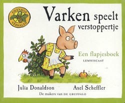 Lemniscaat flapjesboek - Varken speelt verstoppertje kartonboek 2+