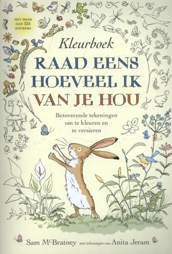 Lemniscaat kleurboek Raad eens hoeveel ik van je hou voor kinderen