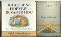 Lemniscaat baby mijlpaalkaarten en kartonboek Raad eens hoeveel