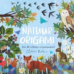 Lemniscaat natuur origami boek met dieren en bloemen voor kinderen