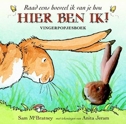 Lemniscaat vingerpopboekje Raad eens hoeveel ik van je hou - kartonboekje