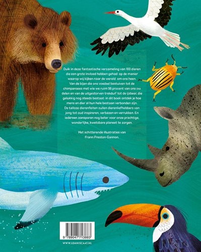 Lemniscaat livre d’animaux - L’histoire du monde en 100 animaux pour enfants-2