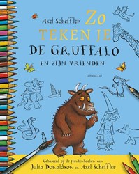 Lemniscaat tekenboek Gruffalo en vrienden - creatief kinderboek 8+