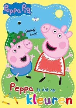 Big Balloon Peppa Pig kleurboek kleuren plezier voor kinderen 3+