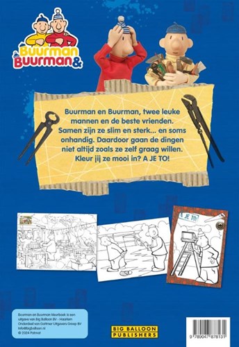 Big Balloon kleurboek Buurman & Buurman voor kinderen 4+ creatief-2