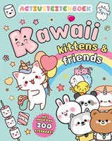 Big Balloon activiteitenboek Kawaii & friends met stickers en puzzels