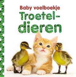 Veltman baby voelboekje troeteldieren kinderboek met voelelementen
