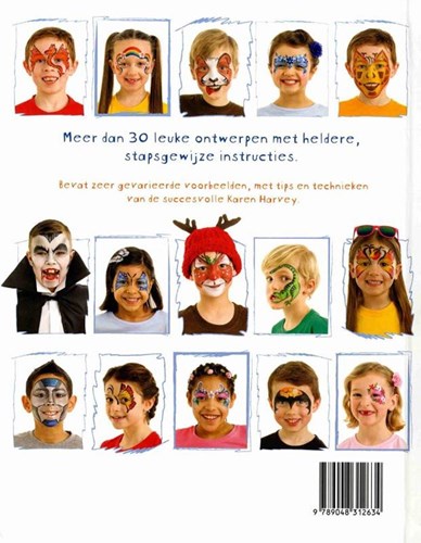 Veltman livre de maquillage face painting pour enfants et débutants-2