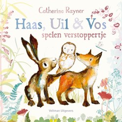 Veltman prentenboek Haas, Uil & Vos spelen verstoppertje 3+ dieren