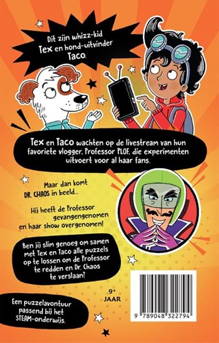 Veltman speelgoedboek Tex & Taco avontuur Professor Plof 9+ jaar-2