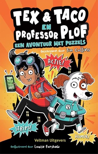 Veltman speelgoedboek Tex & Taco avontuur Professor Plof 9+ jaar