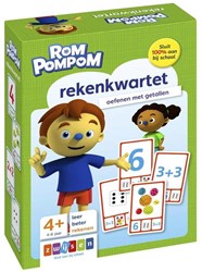 Zwijsen rekenkwartet Rompompom educatief spel 4+ leren tellen