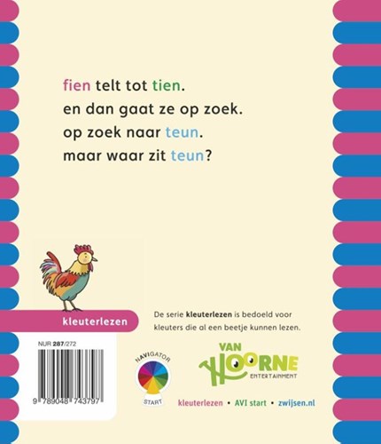 Livre pour enfants Fien & Teun apprendre à compter - Zwijsen lecture 4-6 ans-2