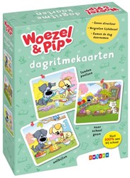 Zwijsen cartes du rythme quotidien Woezel & Pip structure et notion du temps 3+