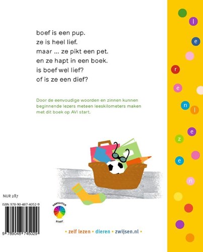 WPG Uitgevers leren lezen boek Is boef een dief? AVI Start 4+-2
