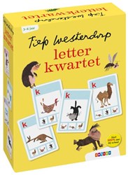 Zwijsen letterkwartet Fiep Westendorp educatief kaartspel 3+ leren