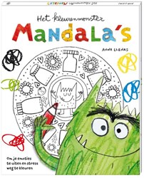 De Vier Windstreken kleurenmonster mandala's kleurboek voor kinderen