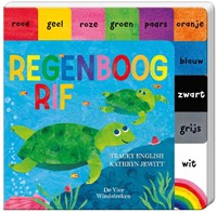 De Vier Windstreken Regenboogrif kartonboek kleurrijk avontuur