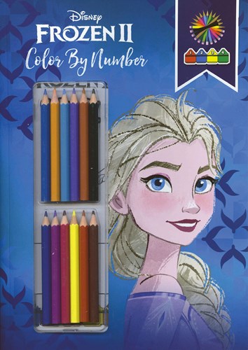Boek Specials Nederland kleurboek Frozen kleuren op nummer Elsa Anna