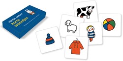 Mercis Nijntje oefent korte woordjes (70 kartonnen kaartjes). 2+