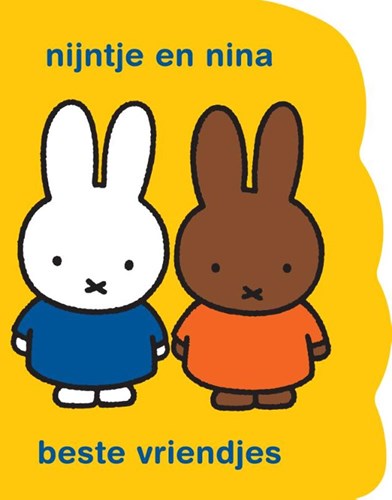 Mercis kartonboekje vriendschap Miffy en Nina - peuterboek 1+