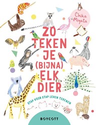 Boycott tekenboek dieren stap-voor-stap tekenen voor kinderen