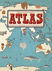 Terra Lannoo atlas livre pour enfants carte du monde éducatif 6+ relié