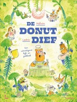 Terra Lannoo livre illustré Le voleur de donuts livre de cherche-et-trouve pour enfants