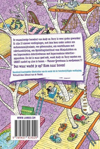 Terra Lannoo kinderboek De waanzinnige boomhut 52 verdiepingen avontuur-2