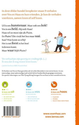 Lannoo groeiboek Vos en Haas leesplezier 6+ verhalen boek-2