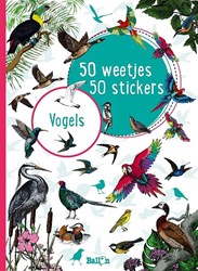 Ballon Kids - Livre d'autocollants oiseaux avec faits et stickers pour enfants