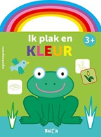 Ballon kleurboek - Ballon Kids Ik plak en kleur Kikker 3+ stickerboek