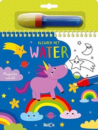 Ballon kleurenboek - Kleuren met water Magische wereld 4+ speelgoed