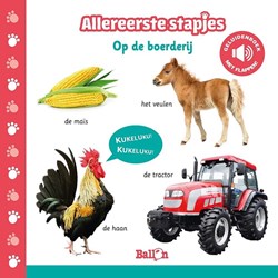 Ballon geluidenboek Op de boerderij interactief boek 2+ educatief