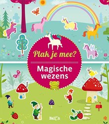 Ballon livre d'autocollants créatures magiques pour enfants dès 3 ans