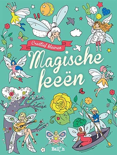 Ballon kleurboek magische feeën creatief kleuren voor kinderen