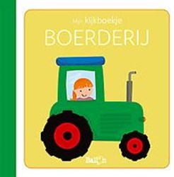 Ballon kinderboek boerderij kartonboekje peuters ontdekken dieren