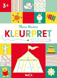 Ballon Kids - Ballon kleurpret tent 3+ rood kleurboek voor kinderen