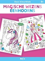 Ballon kleurblok magische wezens en eenhoorns voor kinderen 4+ kleurplezier