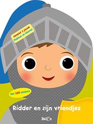 Ballon livre de coloriage chevalier et autocollants - activité créative pour enfants