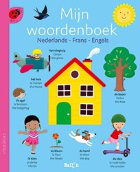 Ballon kinderboek - Woordenboek Nederlands Frans Engels voor peuters