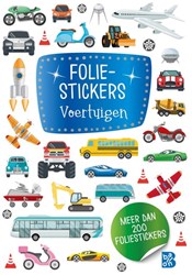 Ballon glitterstickers voertuigen stickerboek voor kinderen 3+ jaar