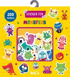 NL - Ballon stickerboek monsters voor kinderen vanaf 3 jaar - knutselplezier